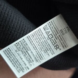 Old Navy-Solid Black Thermal Waffle-Knit Top